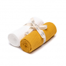 ESECO Pleny mušelínové white-mustard ESECO Pleny mušelínové white-mustard