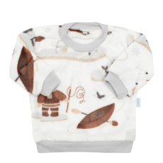 Kojenecká Wellsoft mikinka New Baby Eskimo Kojenecká Wellsoft mikinka New Baby Eskimo