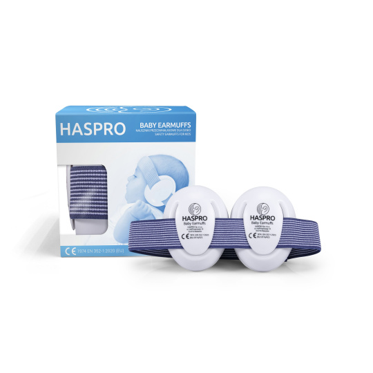 Haspro Hearing Protection BABY sluchátka na uši, 0m+, modrá