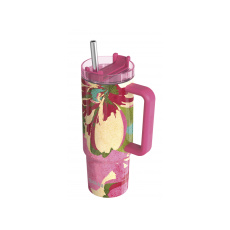 Nerezový termohrnek s brčkem Stream Pink Flambe 950 ml