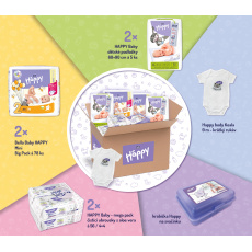 BELLA HAPPY BABY Start Box Pleny jednorázové 2 Mini (3-6 kg) BELLA HAPPY BABY Start Box Pleny jednorázové 2 Mini (3-6 kg)