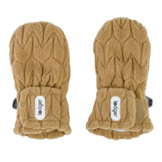LODGER Mittens Empire Fleece Dark Honey 1 - 2 roky