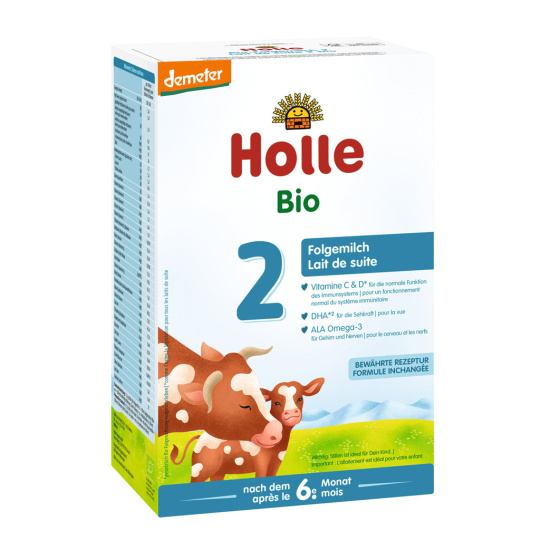 HOLLE Bio Mléko 2 pokračovací 600 g (6m+)
