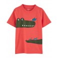 CARTER'S Triko krátký rukáv Red Alligator kluk 9m