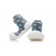 ATTIPAS Botičky Polka Dot AD05 Grey M vel.20, 109-115 mm