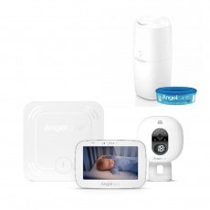 ANGELCARE AC527 Monitor pohybu dechu a el. video chůvička + koš na pleny Classic + 1 kazeta ANGELCARE AC527 Monitor pohybu dechu a el. video chůvička + koš na pleny Classic + 1 kazeta