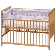 Scarlett Mantinel do postýlky 4dílný - Scarlett Gusto - 180 x 30 cm - růžová Scarlett Mantinel do postýlky 4dílný - Scarlett Gusto - 180 x 30 cm - růžová