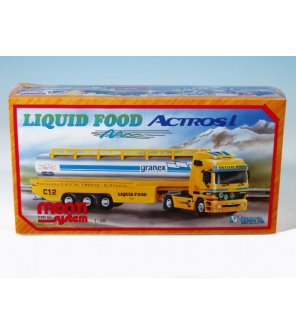 Stavebnice Monti 55 Liguid Food Actros L-MB 1:48 v krabici 31,5x16,5x8cm Stavebnice Monti 55 Liguid Food Actros L-MB 1:48 v krabici 31,5x16,5x8cm