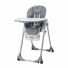 CHICCO Židlička jídelní Polly Easy - Grey Melange CHICCO Židlička jídelní Polly Easy - Grey Melange