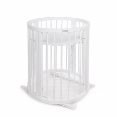 MIMIKO Postýlka roustoucí kulatá 9v1 Round White MIMIKO Postýlka roustoucí kulatá 9v1 Round White