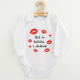 Dětské body s potiskem New Baby Boli tu babička s dedkom