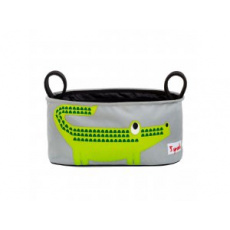 3 SPROUTS Organizér na kočárek Crocodile Green 3 SPROUTS Organizér na kočárek Crocodile Green