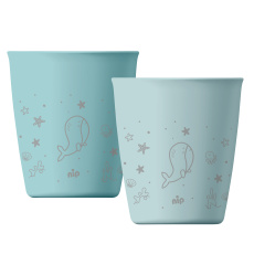 NIP NATURE line kalíšek, 12m+, 2ks, blue
