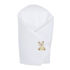 KLUPS Zavinovačka Teddy blue 75x75 cm KLUPS Zavinovačka Teddy blue 75x75 cm