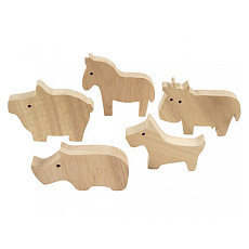 Kreativní sada Zvířata z farmy dřevěná