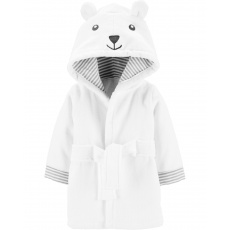 CARTER'S Župan s kapucí s oušky White Bear neutrál LBB 0-9m, vel. 74 CARTER'S Župan s kapucí s oušky White Bear neutrál LBB 0-9m, vel. 74