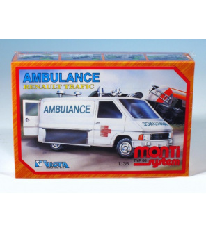 Stavebnice Monti System MS 06 Ambulance Renault Trafic 1:35 v krabici 22x15x6cm Stavebnice Monti System MS 06 Ambulance Renault Trafic 1:35 v krabici 22x15x6cm