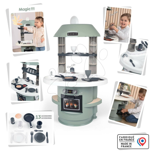 Smoby Kuchyňka Nova Kitchen  v minimalistickém designu s 13 doplňky výška 78 cm