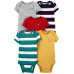 CARTER'S Body krátký rukáv Stripe chlapec LBB 5ks NB/ vel. 56