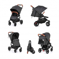 VALCO BABY Kočárek sportovní Snap 4 Flat Matte LTD Edition Signature Grey, ekokůže VALCO BABY Kočárek sportovní Snap 4 Flat Matte LTD Edition Signature Grey, ekokůže