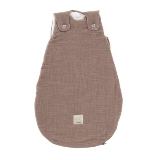 TRÄUMELAND Vnější spací pytel Liebmich Musselin Kastanie 62/68 TRÄUMELAND Vnější spací pytel Liebmich Musselin Kastanie 62/68