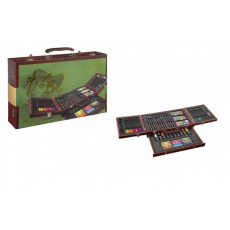 Sada na malování - Art box kreativní sada 103ks v dřevěném kufříku ve fólii 38x26x9cm Sada na malování - Art box kreativní sada 103ks v dřevěném kufříku ve fólii 38x26x9cm