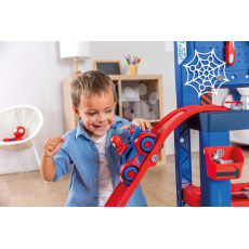 Smoby Pracovní dílna s autíčkem Spidey Bricolo Workbench Marvel se skákající rampou a nářadím 90 doplňků Smoby Pracovní dílna s autíčkem Spidey Bricolo Workbench Marvel se skákající rampou a nářadím 90 doplňků