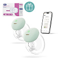 NENO Odsávačka mléka Ovio Twin Duo bezdrátová hands-free + CHICCO Vložky do podprsenky 30ks