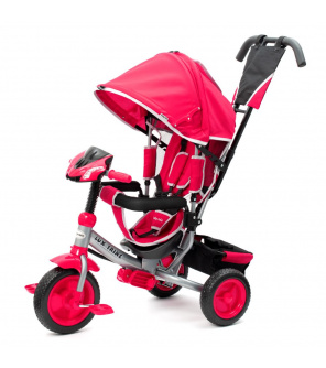 Dětská tříkolka s LED světly Baby Mix Lux Trike růžová Dětská tříkolka s LED světly Baby Mix Lux Trike růžová