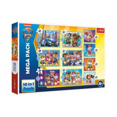 Puzzle 10v1 Psi na hlídce Tlapková Patrola/Paw Patrol v krabici 40x27x6cm Puzzle 10v1 Psi na hlídce Tlapková Patrola/Paw Patrol v krabici 40x27x6cm