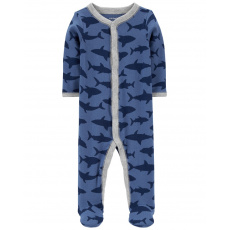 CARTER'S Overal na druky Sleep&Play Blue Shark chlapec NB/vel. 56