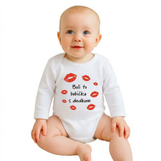 Dětské body s potiskem New Baby Boli tu babička s dedkom Dětské body s potiskem New Baby Boli tu babička s dedkom