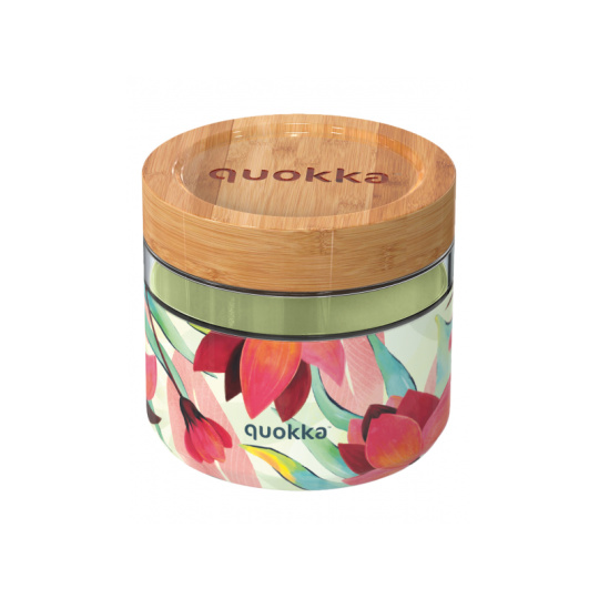 Skleněná nádoba na jídlo Deli Spring 820 ml