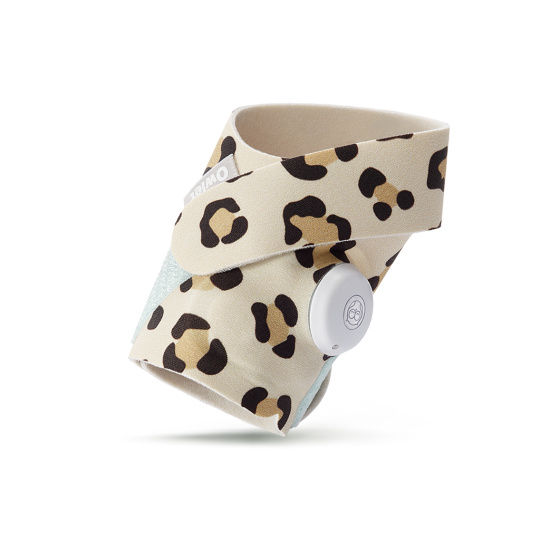 OWLET Sada příslušenství Owlet Smart Sock 3 / Dream Sock - leopardí vzor