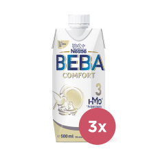 3x BEBA COMFORT 3 HM-O batolecí tekutá mléčná výživa 12+, tetra pack 500 ml 3x BEBA COMFORT 3 HM-O batolecí tekutá mléčná výživa 12+, tetra pack 500 ml