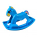 Houpací koník plastový BAYO 92 cm modrý