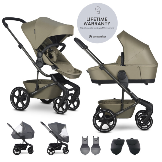 EASYWALKER Set XL kočárek kombinovaný Harvey NXT s příslušenstvím Moss Green EASYWALKER Set XL kočárek kombinovaný Harvey NXT s příslušenstvím Moss Green