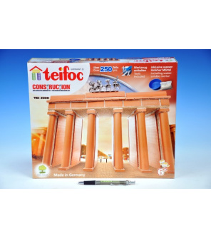 Stavebnice Teifoc Brandeburská brána 250ks v krabici 35,5x29x8cm Stavebnice Teifoc Brandeburská brána 250ks v krabici 35,5x29x8cm