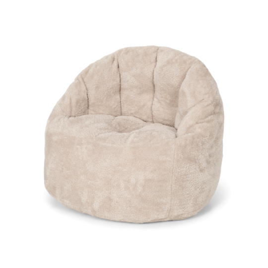 Křeslo dětské plyšové Soft Beige