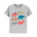 CARTER'S Tričko Grey Animals chlapec 12 m, vel. 80