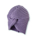 STERNTALER Turban pletený s uzlem purple dívka vel. 49 cm- 12-18 m