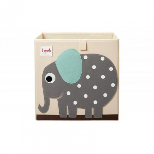 3 SPROUTS Úložný box Elephant Gray