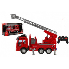 Auto hasičské RC plast 28cm 27MHz na dálk. ovládání na baterie se světlem v krabici 39x21x14cm Auto hasičské RC plast 28cm 27MHz na dálk. ovládání na baterie se světlem v krabici 39x21x14cm