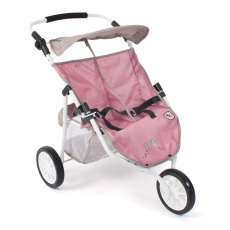 Bayer Chic Jogger pro 2 panenky vedle sebe Bayer Chic Jogger pro 2 panenky vedle sebe