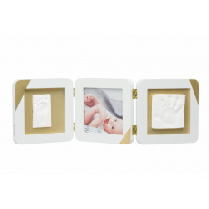 Gold Dipped Frame Double White Gold Dipped Frame Double White