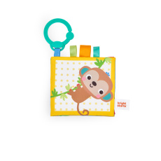 BRIGHT STARTS Knížka senzorická na C kroužku Safari Buddies™ 0m+ BRIGHT STARTS Knížka senzorická na C kroužku Safari Buddies™ 0m+