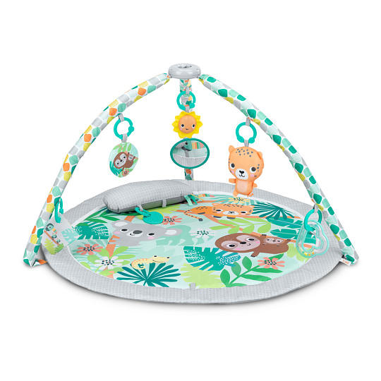 BRIGHT STARTS Deka na hraní s aktivitami Wild Rainforest™ FoldAway™ 0m+ BRIGHT STARTS Deka na hraní s aktivitami Wild Rainforest™ FoldAway™ 0m+