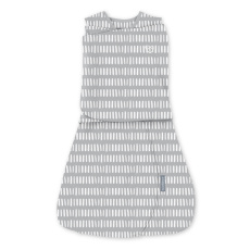 INGENUITY Zavinovačka bavlněná ulitka konvertibilní s volným rukávem TOG 1 SwaddleMe™ Grey 3m+ INGENUITY Zavinovačka bavlněná ulitka konvertibilní s volným rukávem TOG 1 SwaddleMe™ Grey 3m+