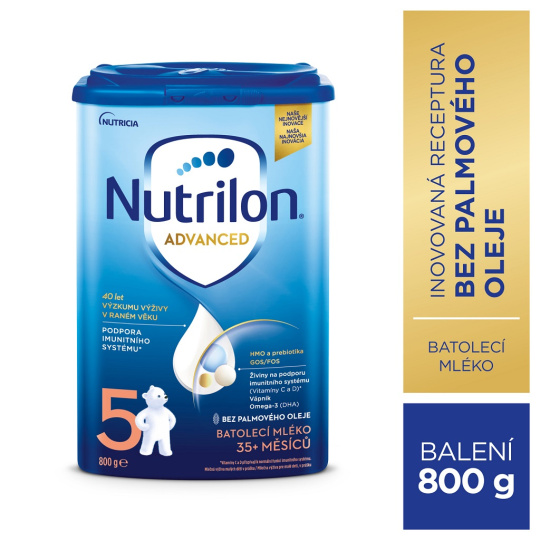 NUTRILON 5 Mléko batolecí 800 g, 35+