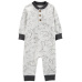 CARTER'S Overal bez nožiček Grey Dino chlapec NB/ vel. 56
